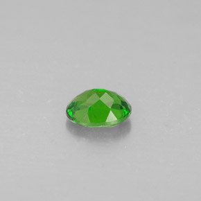 Diopsídio de cromo verde natural 0,28ct, corte oval, VS