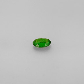 Diopsídio de cromo verde natural 0,28ct, corte oval, VS
