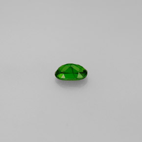 Diopsídio de cromo verde natural 0,34ct, corte oval, VS-SI