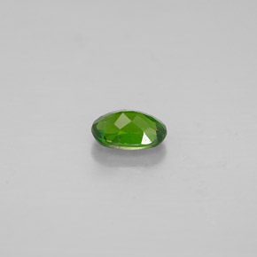Diopsídio de cromo verde natural 0,26ct, corte oval, VS