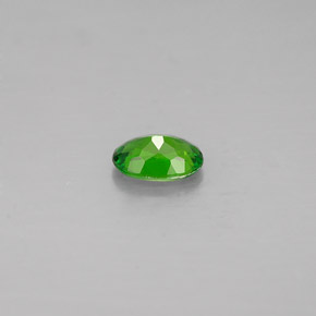 Diopsídio de cromo verde natural 0,22ct, corte oval, VS