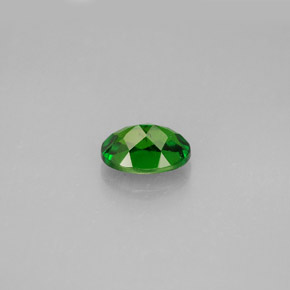 Diopsídio de cromo verde natural 0,98ct, corte oval, VS
