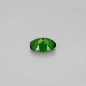 Diopsídio de cromo verde natural 0,96ct, corte oval, VS