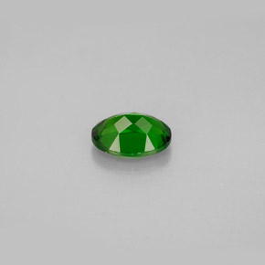 Diopsídio de cromo verde natural 0,91ct, corte oval, VS