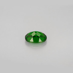 Diopsídio de cromo verde natural 0,88ct, corte oval, VS