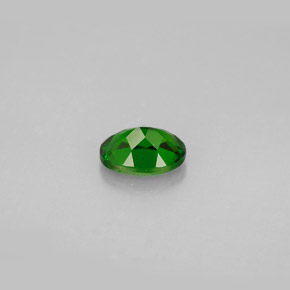 Diopsídio de cromo verde natural 0,87ct, corte oval, VS
