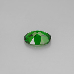 Diopsídio de cromo verde natural 1,14ct, corte oval, VS