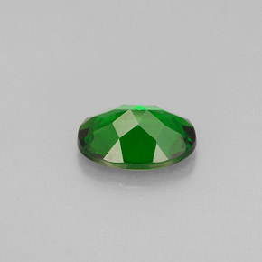 Diopsídio de cromo verde natural 0,80ct, corte oval, VS