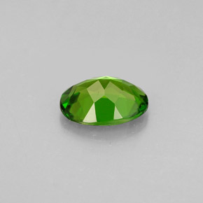 Diopsídio de cromo verde natural 0,79ct, corte oval, VS