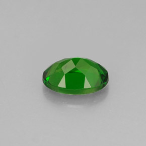 Diopsídio de cromo verde natural 0,86ct, corte oval, VS