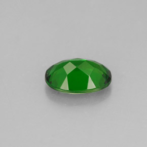 Diopsídio de cromo verde natural 0,79ct, corte oval, VS