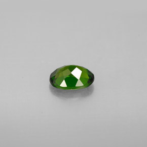 Diopsídio de Cromo Verde Natural 0.73ct, Corte Oval, VVS-VS