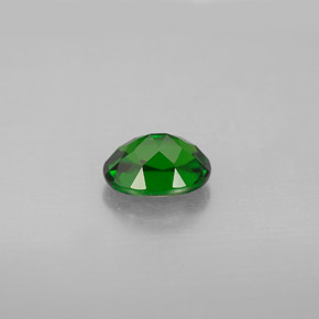 Diopsídio de cromo verde natural 0,98ct, corte oval, VS