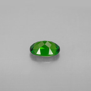 Diopsídio de cromo verde natural 0,84ct, corte oval, VS