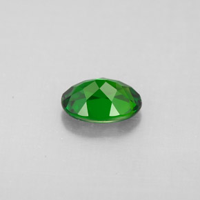 Diopsídio de cromo verde natural 0,88ct, corte oval, VS