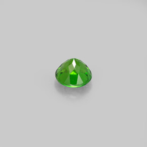 Diopsídio de cromo verde natural 0,56ct, corte redondo, VS