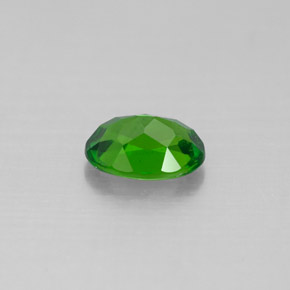Diopsídio de cromo verde natural 0,94ct, corte oval, VS