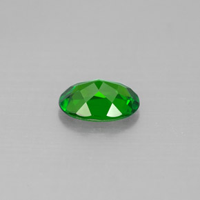 Diopsídio de Cromo Verde Natural 0.75ct, Corte Oval, VS-SI