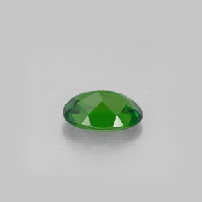 Diopsídio de cromo verde natural 0,87ct, corte oval, VS-SI