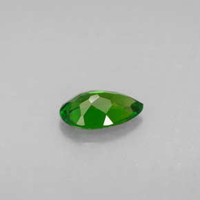 Diopsídio de Cromo Verde Natural 0.82ct, Formato de pêra, VS
