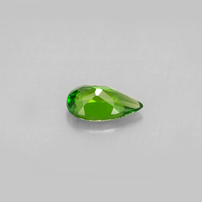 Diopsídio de Cromo Verde Natural 0.75ct, Formato de pêra, VS