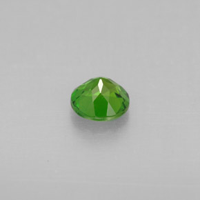 Diopsídio de cromo verde natural 0,56ct, corte redondo, VS