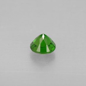 Diopsídio de cromo verde natural 0,54ct, corte redondo, VS