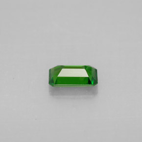 Diopsídio de Cromo Verde Natural 0.49ct, Corte Esmeralda, VS