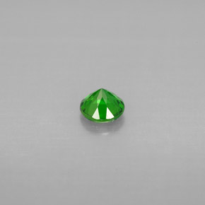 Diopsídio de cromo verde natural 0,33ct, corte redondo, VS
