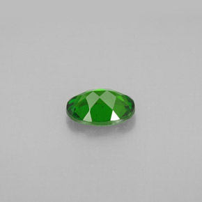 Diopsídio de cromo verde natural 0,87ct, corte oval, VS-SI