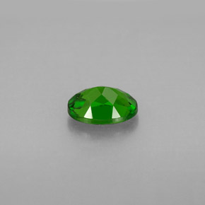 Diopsídio de Cromo Verde Natural 0.88ct, Corte Oval, VVS-VS