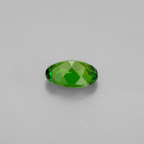 Diopsídio de cromo verde natural 0,86ct, corte oval, VVS-VS