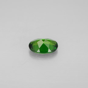 Diopsídio de Cromo Verde Natural 0.75ct, Corte Oval, VVS