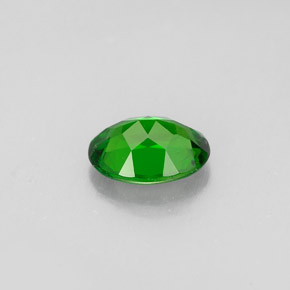 Diopsídio de cromo verde natural 0,79ct, corte oval, VS