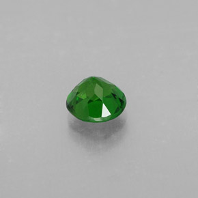 Diopsídio de cromo verde natural 0,48ct, corte redondo, VS