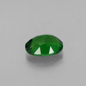Diopsídio de Cromo Verde Natural 0.83ct, Corte Oval, VS