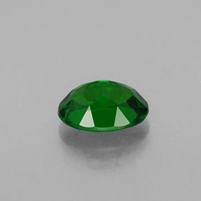 Diopsídio de cromo verde natural 0,90ct, corte oval, SI