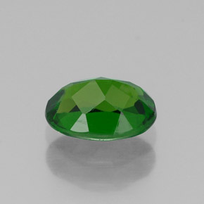 Diopsídio de cromo verde natural 0,91ct, corte oval, VS-SI