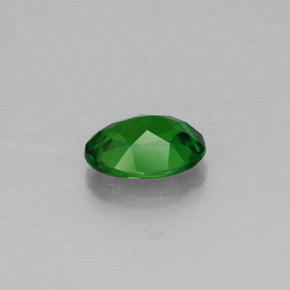 Diopsídio de cromo verde natural 0,84ct, corte oval, VS