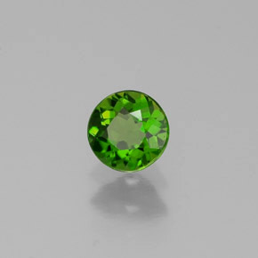 Diopsídio de Cromo Verde Natural 0.33ct, Corte Redondo, VS