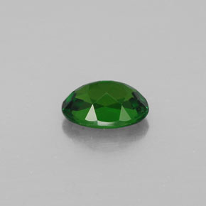Diopsídio de Cromo Verde Natural 0.86ct, Corte Oval, VS