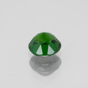 Diopsídio de cromo verde natural 0,85ct, corte redondo, VS