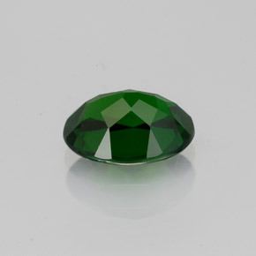 Diopsídio de Cromo Verde Natural 1.30ct, Corte Oval, VVS