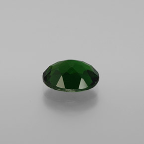 Diopsídio de cromo verde natural 2,03ct, corte oval, VVS