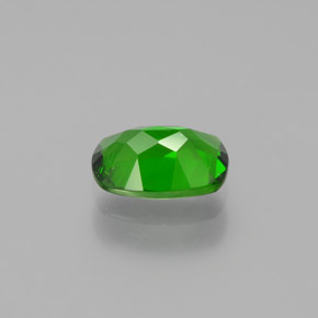 Diopsídio de cromo verde natural 0,87ct, almofada cortada, VVS-VS