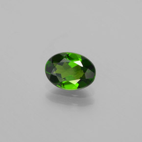 diopsídio de cromo Verde Natural 1.17ct, oval, VVS