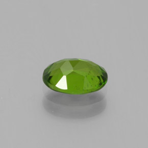Diopsídio de cromo verde natural 0,88ct, corte oval, VS