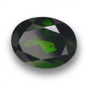 Diopsídio de Cromo Verde Natural 2.12ct, Corte Oval, VS