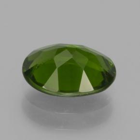 Diopsídio de cromo verde natural 1,28ct, corte oval, VS