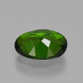Diopsídio de cromo verde natural 1,06ct, corte oval, VS